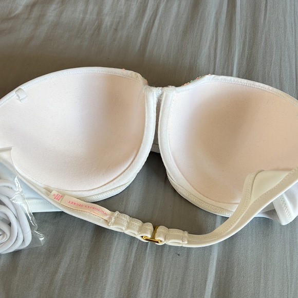 Victoria’s Secret Swim 🏊‍♀️ 36C Sequins Strapless Back Tie Top Retails: $40 - Picture 8 of 8